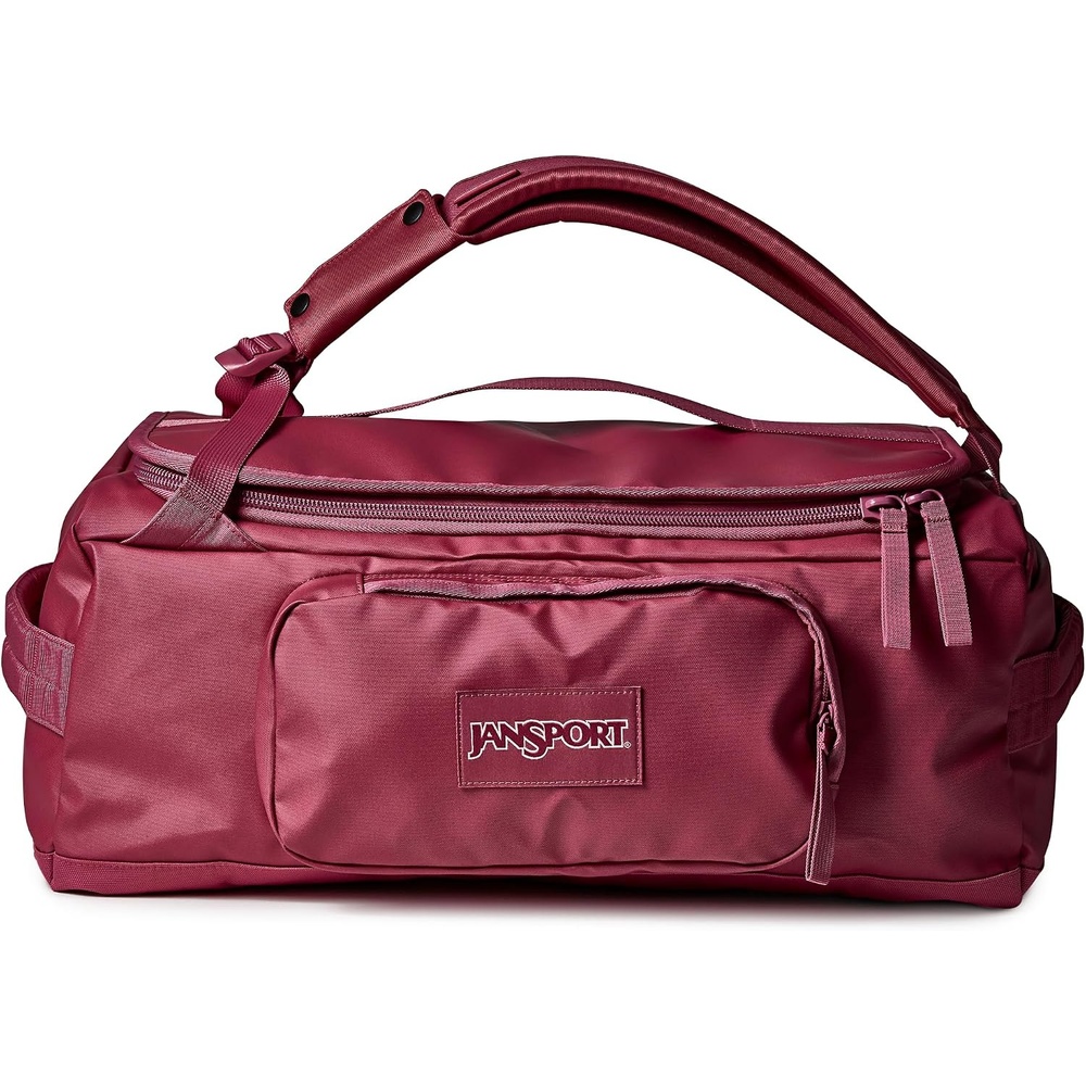image:imageJansport Good Latitude 40L Convertible Duffel Backpack  Water Resistant 16 Inch Laptop Sleeve Luggage Trolley  Weekender Travel Bag Mauve HazeMauve Haze