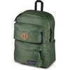 JanSport Double Break Backpack – 15-inch Padded Laptop Compartment, Dual Water Bottle Pockets, Internal Organizer, Large Main Compartment, Black(Cargo Green)