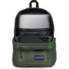JanSport Double Break Backpack – 15-inch Padded Laptop Compartment, Dual Water Bottle Pockets, Internal Organizer, Large Main Compartment, Black(Cargo Green)