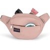 JanSport Fifth Avenue Fanny Pack Crossbody Bags for Women, Men – Stylish, Durable Waist Bag with Adjustable Belt, Main Zippered Pocket, Quick Stash Pocket, Travel Essentials, Misty Rose