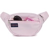 JanSport Fifth Avenue Fanny Pack Crossbody Bags for Women, Men – Stylish, Durable Waist Bag with Adjustable Belt, Main Zippered Pocket, Quick Stash Pocket, Travel Essentials, Lavender Ash(Pink Ice)
