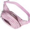 JanSport Fifth Avenue Fanny Pack Crossbody Bags for Women, Men – Stylish, Durable Waist Bag with Adjustable Belt, Main Zippered Pocket, Quick Stash Pocket, Travel Essentials, Lavender Ash(Flutter By Pink Ice)