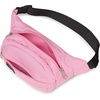 JanSport Fifth Avenue Fanny Pack Crossbody Bags for Women, Men – Stylish, Durable Waist Bag with Adjustable Belt, Main Zippered Pocket, Quick Stash Pocket, Travel Essentials, Lavender Ash(Bubble Gum)