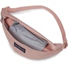 JanSport Swing Waistpack Fanny Pack – Stylish, Durable Waist Bag with Adjustable Belt, Main Zippered Pocket, Travel Essentials, Black(Misty Rose)