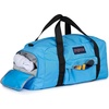 JanSport Weekender Medium Duffel – Travel or Gym Bag, Durable Weekender with Front Utility Pocket & Side Grab Handles – Cargo Green(Electric Azul)