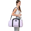 JanSport Weekender Medium Duffel – Travel or Gym Bag, Durable Weekender with Front Utility Pocket & Side Grab Handles – Cargo Green(Pastel Lilac)