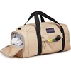 JanSport Weekender Medium Duffel – Travel or Gym Bag, Durable Weekender with Front Utility Pocket & Side Grab Handles – Cargo Green(Travertine)