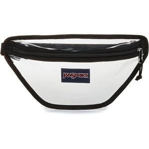 JanSport Clear Waistpack – 1L Transparent Fanny Pack, One Main Compartment, Adjustable Hip Belt & Crossbody Strap, Clear(Clear Waistpack)