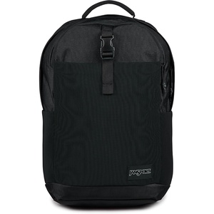 JanSport Journey Pack Backpack – Large Main Compartment, Dual Water Bottle Pockets, 15-inch Padded Laptop Compartment with Tricot Lined Sleeve, Black(Black)