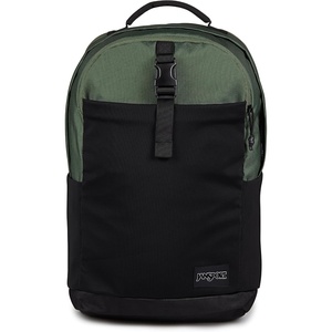 JanSport Journey Pack Backpack – Large Main Compartment, Dual Water Bottle Pockets, 15-inch Padded Laptop Compartment with Tricot Lined Sleeve, Black(Cargo Green)