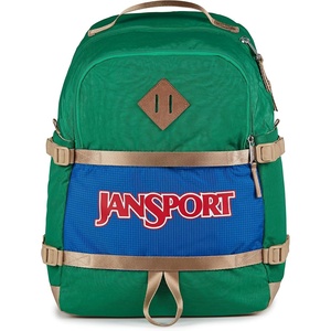 JanSport Small Seattle Pack – Compact Backpack with Main Compartment, Dual Water Bottle Pockets, and Padded Sleeve for 15-Inch Laptop, Travertine(Jelly Kelly)