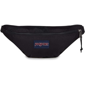 JanSport Swing Waistpack Fanny Pack – Stylish, Durable Waist Bag with Adjustable Belt, Main Zippered Pocket, Travel Essentials, Black(Black)