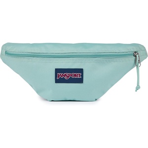 JanSport Swing Waistpack Fanny Pack – Stylish, Durable Waist Bag with Adjustable Belt, Main Zippered Pocket, Travel Essentials, Black(Faded Sage)