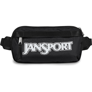 JanSport Washington Waistpack Fanny Pack – Stylish, Durable Waist Bag with Adjustable Belt, Main Zippered Pocket, Quick Stash Pocket,Travel Essentials(Black)