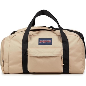 JanSport Weekender Medium Duffel – Travel or Gym Bag, Durable Weekender with Front Utility Pocket & Side Grab Handles – Cargo Green(Travertine)