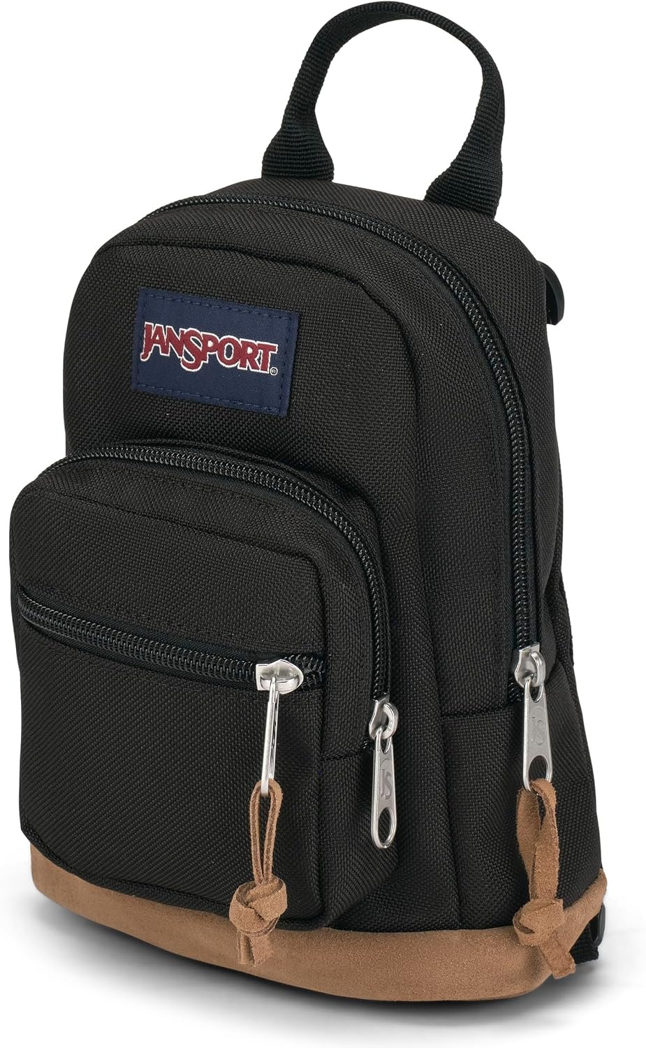 image:imageJanSport Right Pack Mini Compact Backpack with Large Main Compartment Front Utility Pocket and Front Zippered Stash Pocket BlackBlack