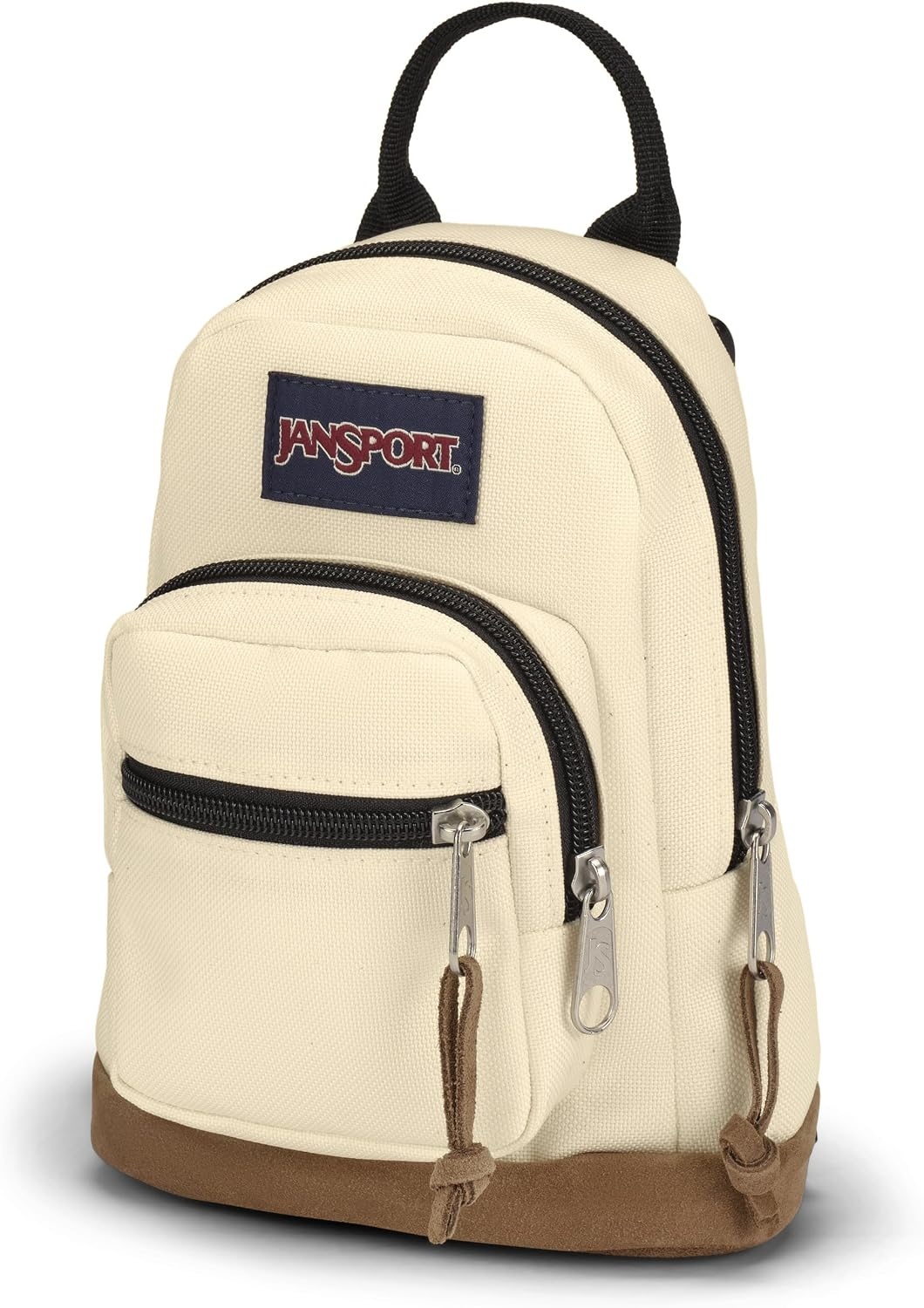 image:imageJanSport Right Pack Mini Compact Backpack with Large Main Compartment Front Utility Pocket and Front Zippered Stash Pocket BlackCoconut
