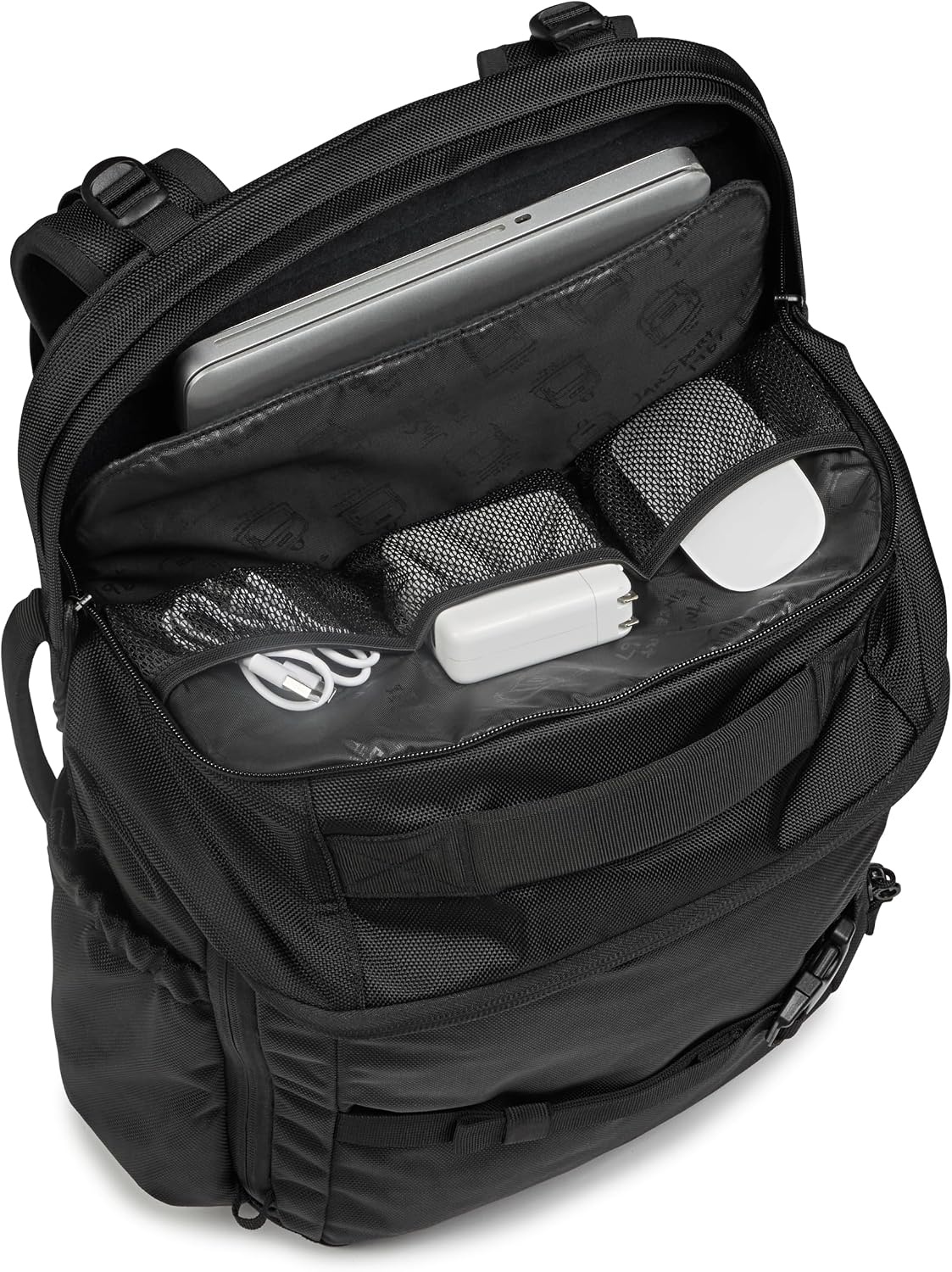 image:imageJanSport Venture Daypack Travel Pack With Large Main Compartment Padded Laptop Sleeve Dual Water Bottle Pockets and Attachment Buckles Cargo GreenBlack