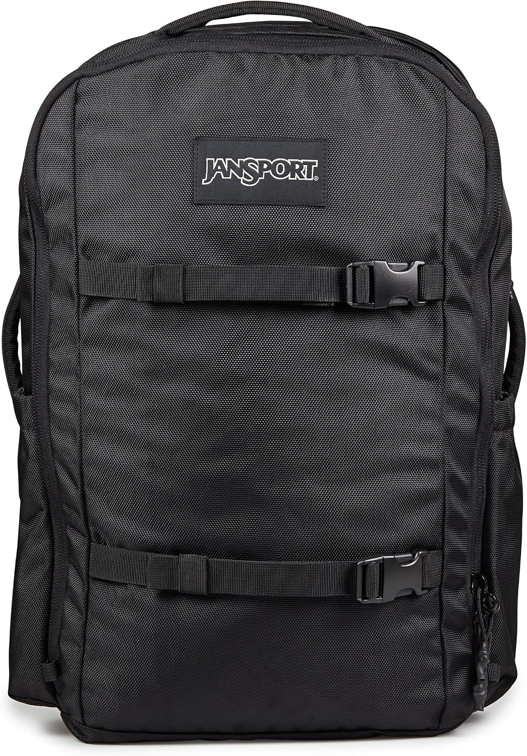 image:imageJanSport Venture Daypack Travel Pack With Large Main Compartment Padded Laptop Sleeve Dual Water Bottle Pockets and Attachment Buckles Cargo GreenBlack