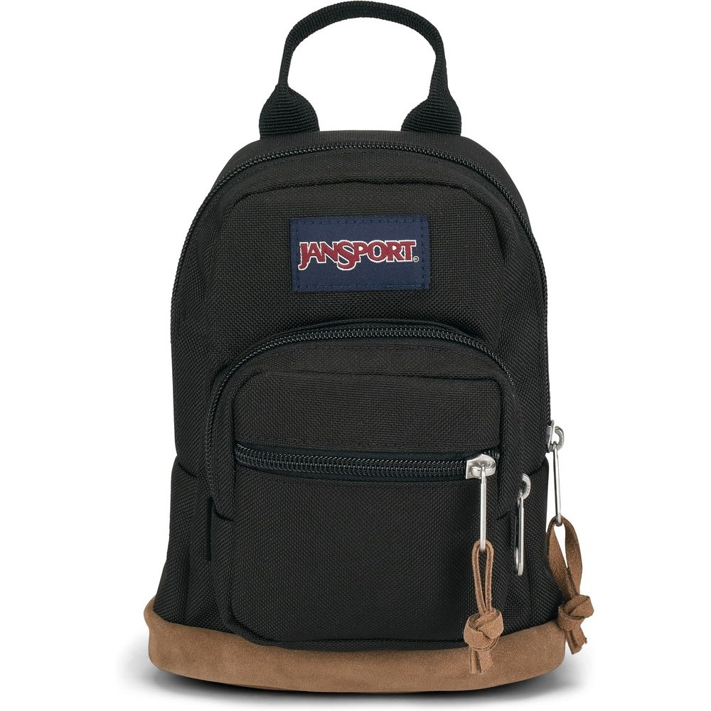 image:imageJanSport Right Pack Mini Compact Backpack with Large Main Compartment Front Utility Pocket and Front Zippered Stash Pocket BlackBlack