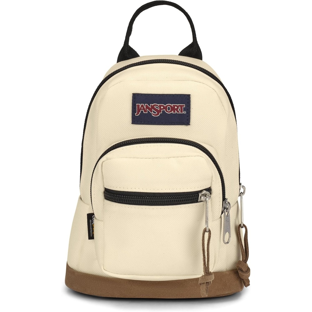 image:imageJanSport Right Pack Mini Compact Backpack with Large Main Compartment Front Utility Pocket and Front Zippered Stash Pocket BlackCoconut