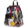JanSport 10L Mini Pack – Clear Stadium/Concert Bag, Clear | Compact & Lightweight Festival Bag with Adjustable Straps & Zippered Pocket(Clear)