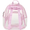JanSport 10L Mini Pack – Clear Stadium/Concert Bag, Clear | Compact & Lightweight Festival Bag with Adjustable Straps & Zippered Pocket(Pink Ice)