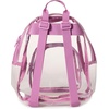 JanSport 10L Mini Pack – Clear Stadium/Concert Bag, Clear | Compact & Lightweight Festival Bag with Adjustable Straps & Zippered Pocket(Ube Dream)