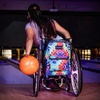 JanSport Central Adaptive Backpack – Wheelchair & Walker Compatible, Tuck-Away Shoulder Straps, Adjustable Backrest Loops & Anchor Straps, Iconic Design, Bad Bows(Cyberspace Galaxy)