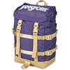 JanSport Mini Skip Pack – Compact Backpack with Main Compartment, Side Water Bottle Pocket, and Zippered Accessory Pocket, Red Tape(Amethyst Angst)