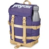 JanSport Mini Skip Pack – Compact Backpack with Main Compartment, Side Water Bottle Pocket, and Zippered Accessory Pocket, Red Tape(Amethyst Angst)