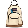 JanSport Right Pack Mini – Compact Backpack with Large Main Compartment, Front Utility Pocket, and Front Zippered Stash Pocket, Black(Coconut)