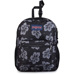 JanSport Central Adaptive Backpack – Wheelchair & Walker Compatible, Tuck-Away Shoulder Straps, Adjustable Backrest Loops & Anchor Straps, Iconic Design, Bad Bows(Luau Life)