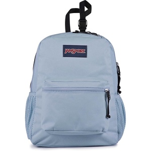 JanSport Central Adaptive Backpack – Wheelchair & Walker Compatible, Tuck-Away Shoulder Straps, Adjustable Backrest Loops & Anchor Straps, Iconic Design, Bad Bows(Blue Dusk)