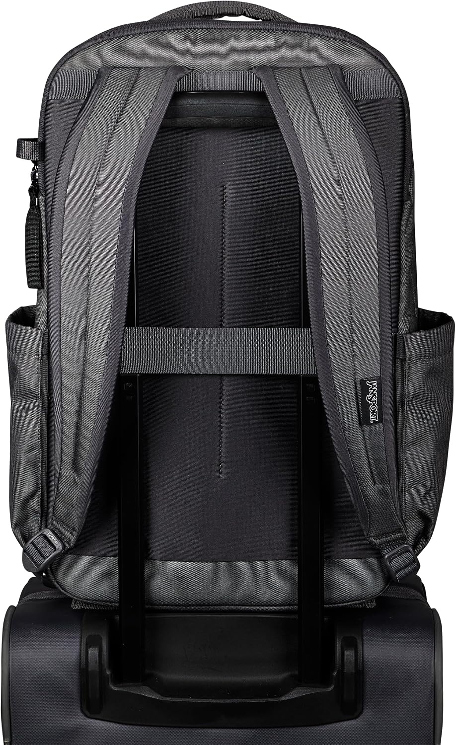 image:imageJanSport Good Latitude Travel Pack 30L WaterResistant Carry On Backpack 16 Inch Padded Laptop Sleeve amp Luggage Strap Weekender Bag Smokey GritSmokey Grit