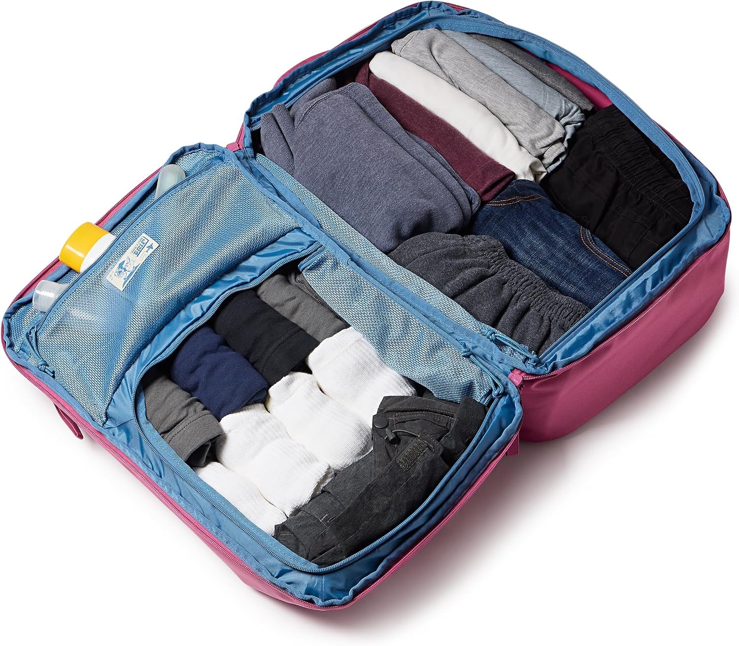 image:imageJanSport Good Latitude Travel Pack 40L Large Carry On Backpack AntiTheft Zippers amp 16 Inch Laptop Sleeve Weekender Bag for Travel Smokey GritMauve Haze