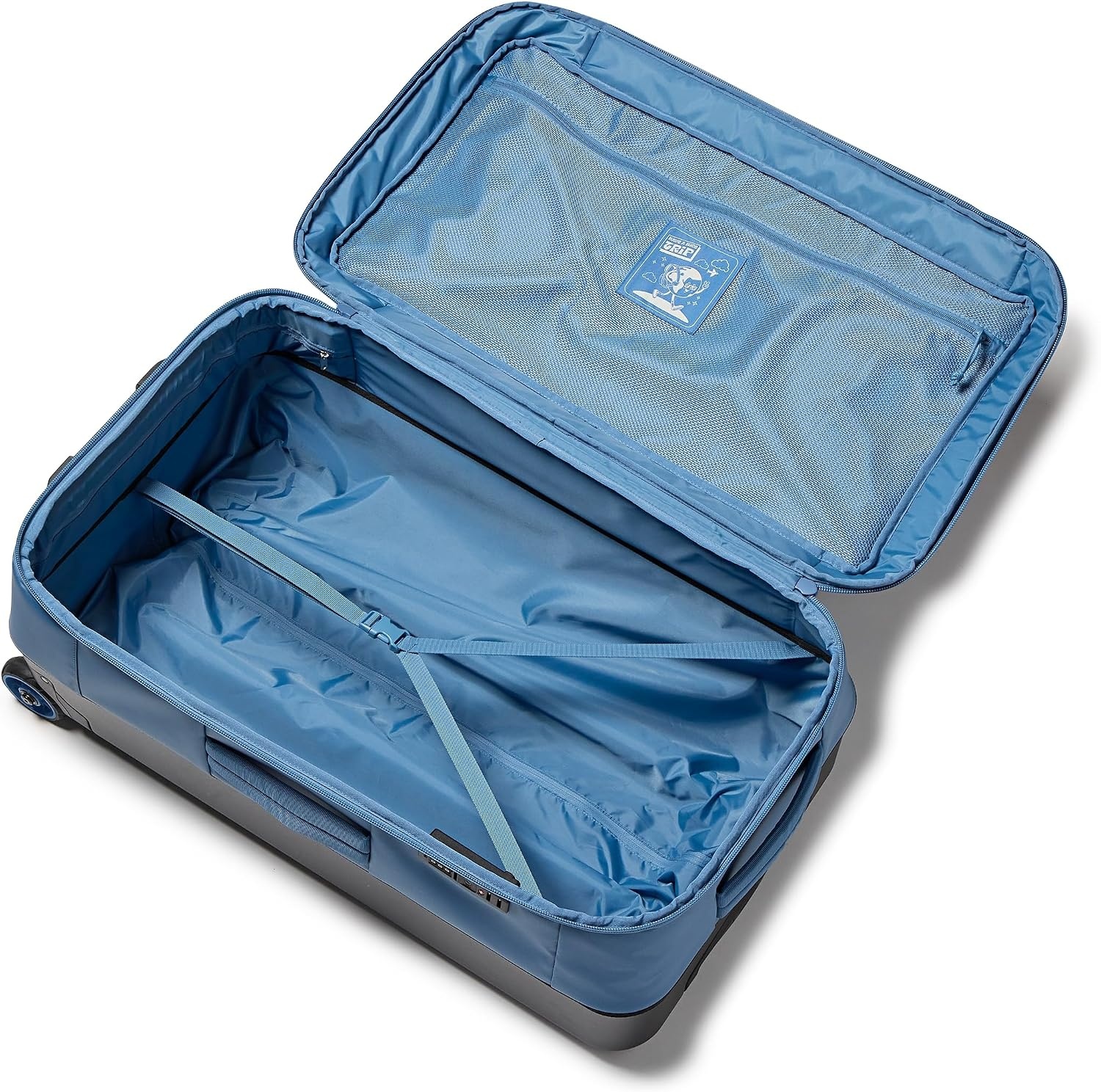 image:imageJansport Good Latitude 95L Rolling Duffel Bag Checked Bag Heavy Duty Travel Suitcase with Wheels TSA Lock amp Polycarbonate Hard Shell Bottom Elemental BlueElemental Blue