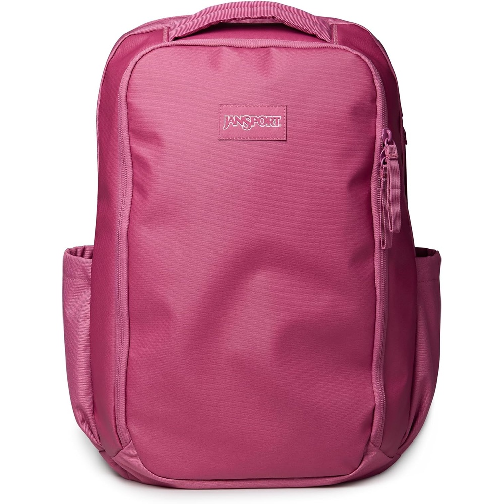 image:imageJanSport Good Latitude Travel Pack 30L WaterResistant Carry On Backpack 16 Inch Padded Laptop Sleeve amp Luggage Strap Weekender Bag Smokey GritMauve Haze