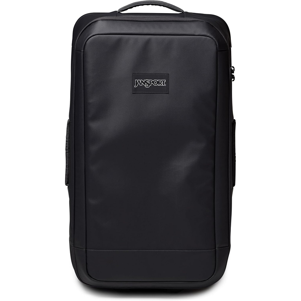 image:imageJansport Good Latitude 95L Rolling Duffel Bag Checked Bag Heavy Duty Travel Suitcase with Wheels TSA Lock amp Polycarbonate Hard Shell Bottom Elemental BlueSmokey Grit