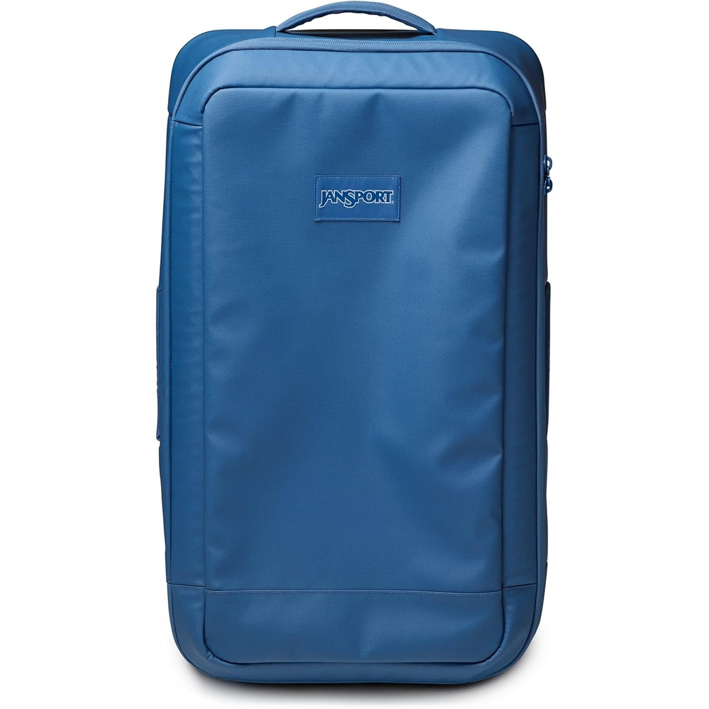image:imageJansport Good Latitude 95L Rolling Duffel Bag Checked Bag Heavy Duty Travel Suitcase with Wheels TSA Lock amp Polycarbonate Hard Shell Bottom Elemental BlueElemental Blue
