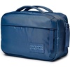 JanSport Good Latitude Hanging Toiletry Bag for Travel – Accordion Cosmetic Case with Waterproof Toothbrush Pocket – Hygiene Organizer 6L, Smokey Grit(Elemental Blue)