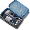 Jansport Good Latitude 95L Rolling Duffel Bag – Checked Bag, Heavy Duty Travel Suitcase with Wheels, TSA Lock & Polycarbonate Hard Shell Bottom, Elemental Blue(Smokey Grit)