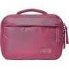JanSport Good Latitude Hanging Toiletry Bag for Travel – Accordion Cosmetic Case with Waterproof Toothbrush Pocket – Hygiene Organizer 6L, Smokey Grit(Mauve Haze)