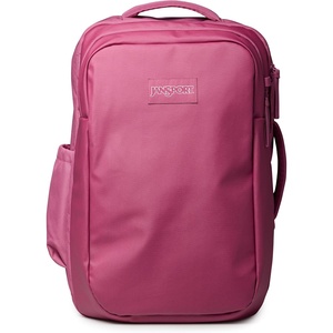 JanSport Good Latitude Travel Pack 40L – Large Carry On Backpack – Anti-Theft Zippers & 16 Inch Laptop Sleeve – Weekender Bag for Travel, Smokey Grit(Mauve Haze)