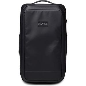 Jansport Good Latitude 95L Rolling Duffel Bag – Checked Bag, Heavy Duty Travel Suitcase with Wheels, TSA Lock & Polycarbonate Hard Shell Bottom, Elemental Blue(Smokey Grit)