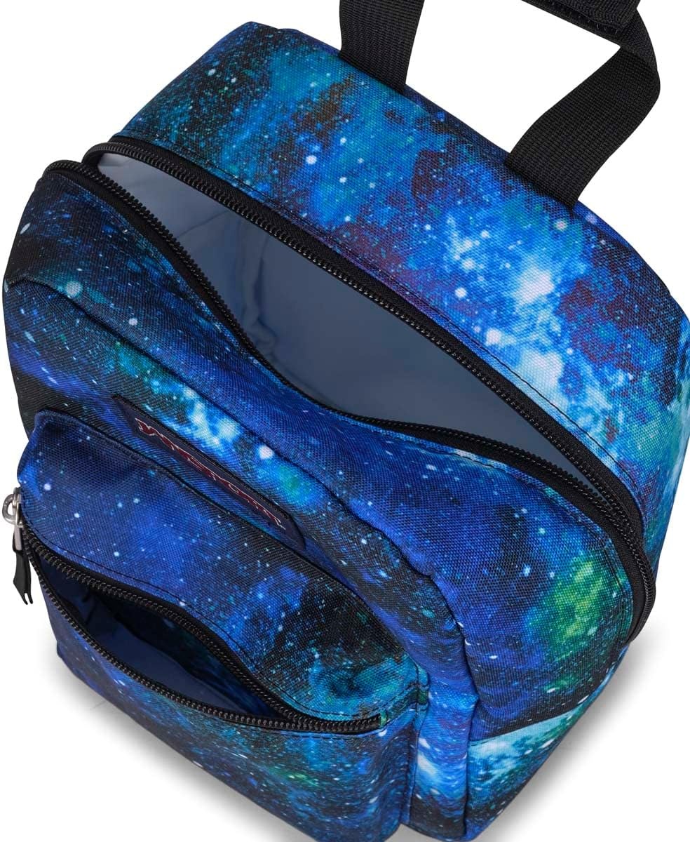 image:imageJanSport Big Break Insulated Lunch Bag Small SoftSided Cooler Ideal for Class Work or Meal Prep BlackCyberspace Galaxy
