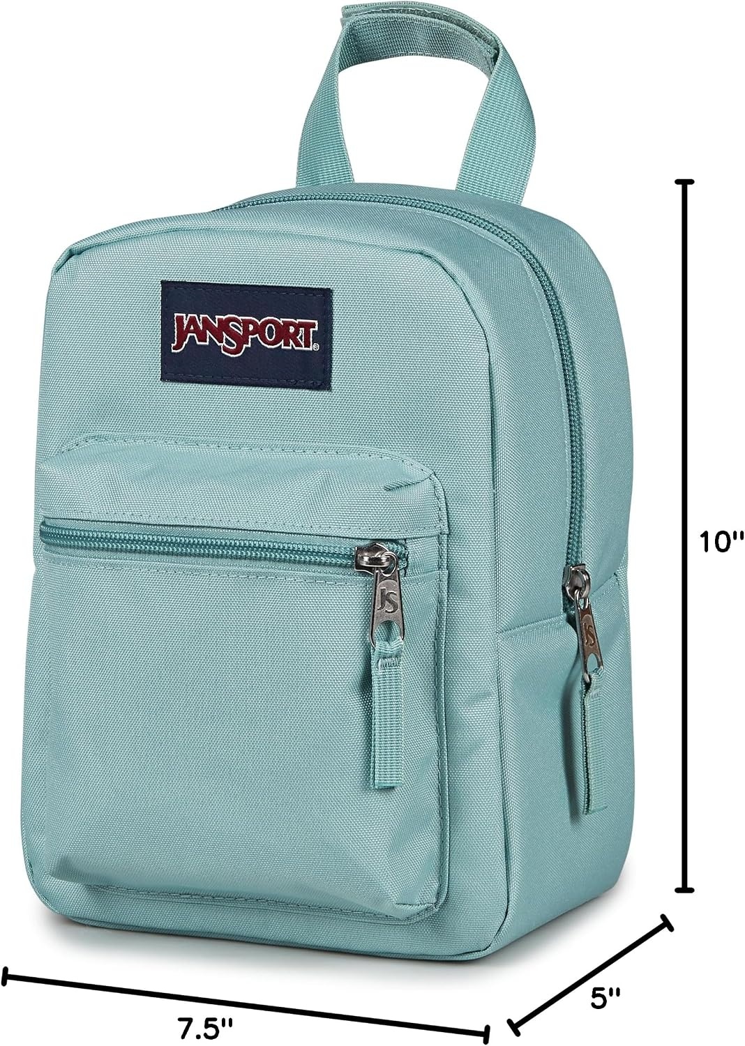 image:imageJanSport Big Break Insulated Lunch Bag Small SoftSided Cooler Ideal for Class Work or Meal Prep BlackFaded Sage