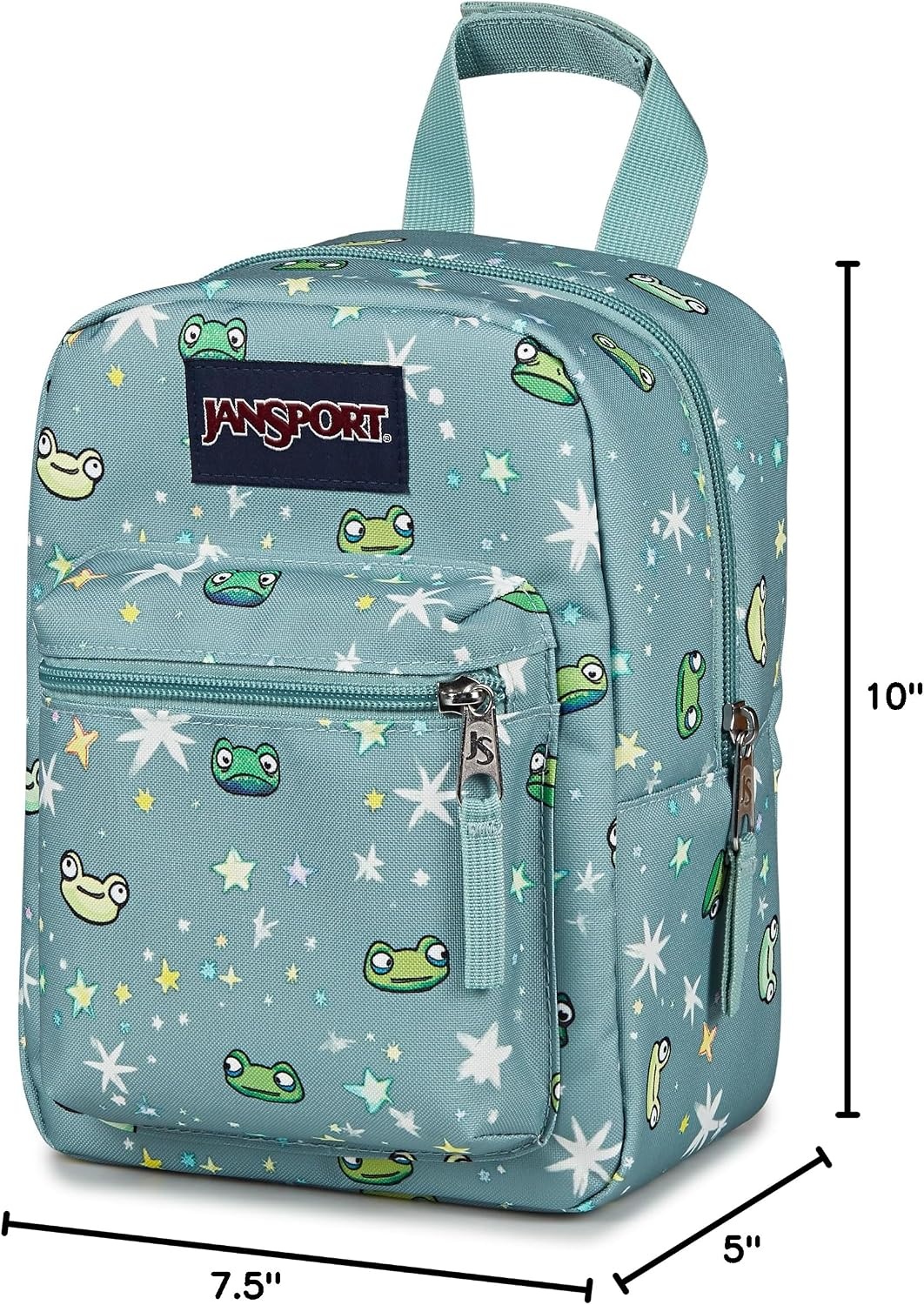 image:imageJanSport Big Break Insulated Lunch Bag Small SoftSided Cooler Ideal for Class Work or Meal Prep BlackLeapin Lillies
