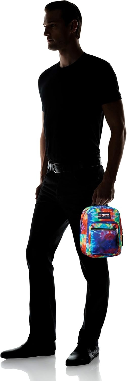 image:imageJanSport Big Break Insulated Lunch Bag Small SoftSided Cooler Ideal for Class Work or Meal Prep BlackRed Hippie Days