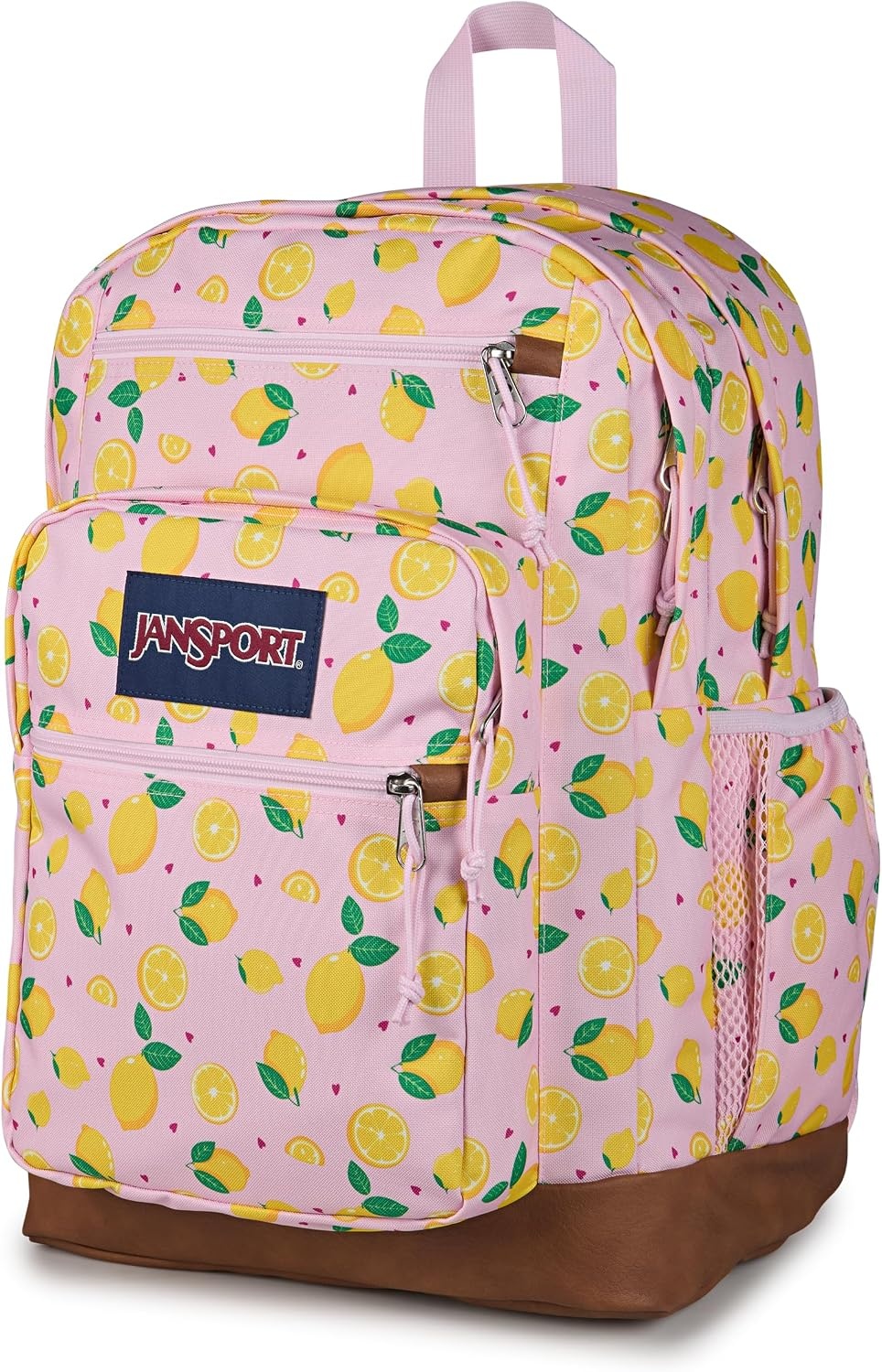image:imageJanSport Cool Backpack with 15inch Laptop Sleeve Large Computer Bag Rucksack with 2 Compartments Ergonomic Straps Loden Frost Ergonomic Straps Waterbottle Pocket Campus Weekender Travel RucksackLemonade Stand Pink